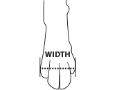 paw-width