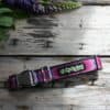 Cycle dog Fuchsia Teal Kaleidoscope hundhalsband - Image 10